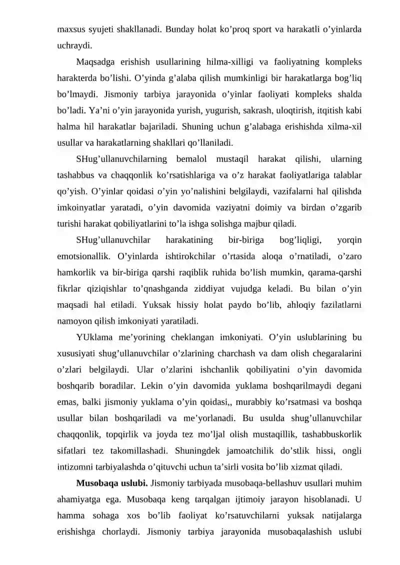 Jismoniy tarbiya nazariyasi va amaliyotida tamoyillar 4