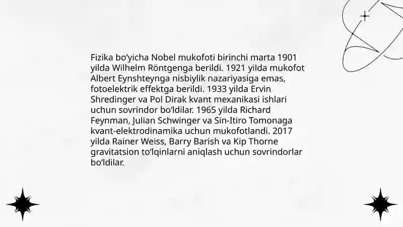 Nobel mukofodi sovrindorlari 4