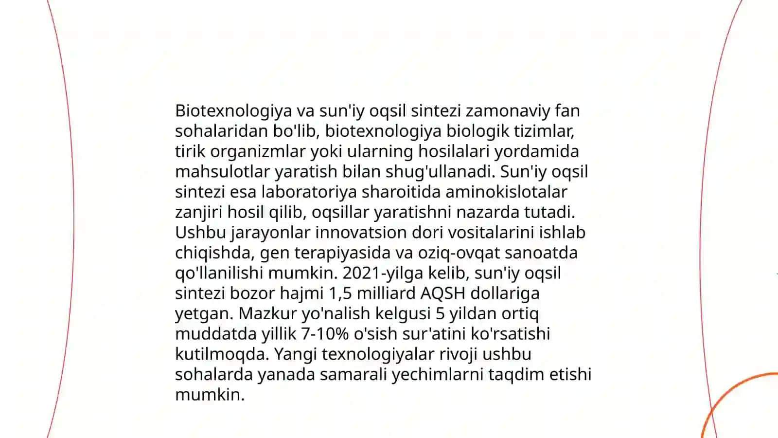 Sun'iy oqsil ishlab chiqarish texnologiyalari 4
