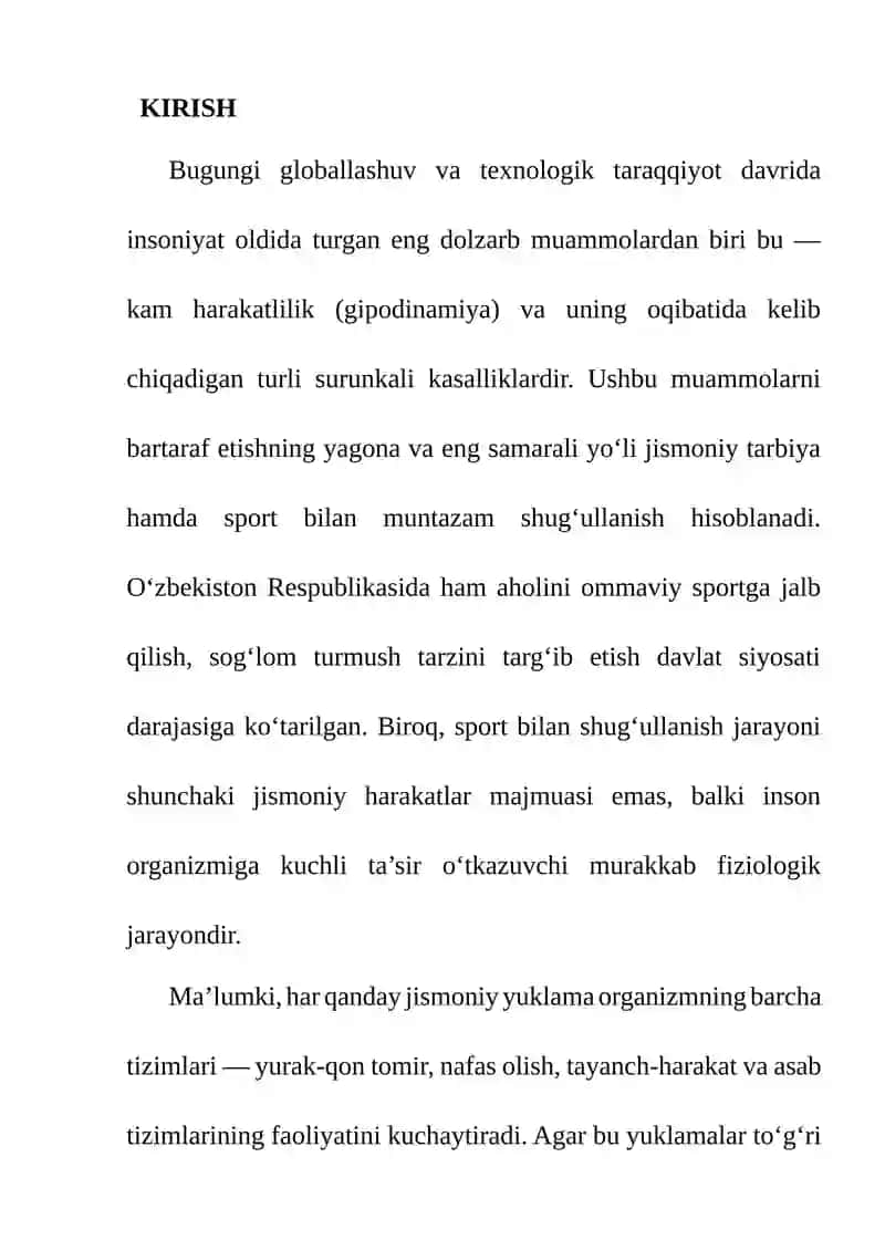 Sportda o‘zini-o‘zi nazorat qilish usullarini o‘zlashtirish  Sport va jismoniy mashqlar bilan shug’ullanish o’zini-o’zi nazoratqilish usullarini o’zlashtirish 4