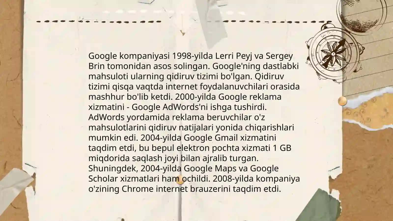 Google kompaniyasining tashkil topishi rivojlanishi va kelajagi 4