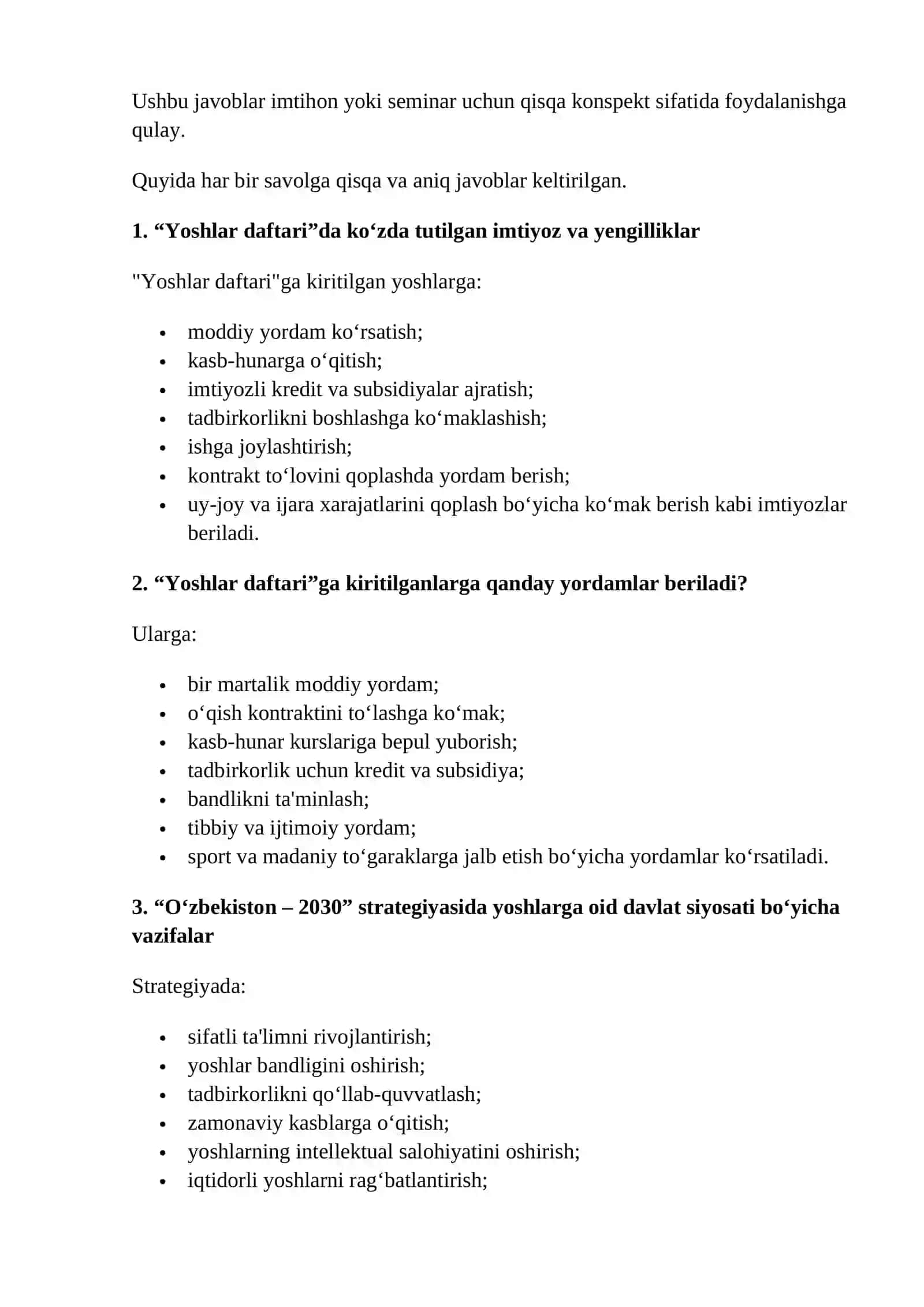 yoshlar yetakchisi uchun argos suhbat savollari va javoblari 2026 yil uchun 4