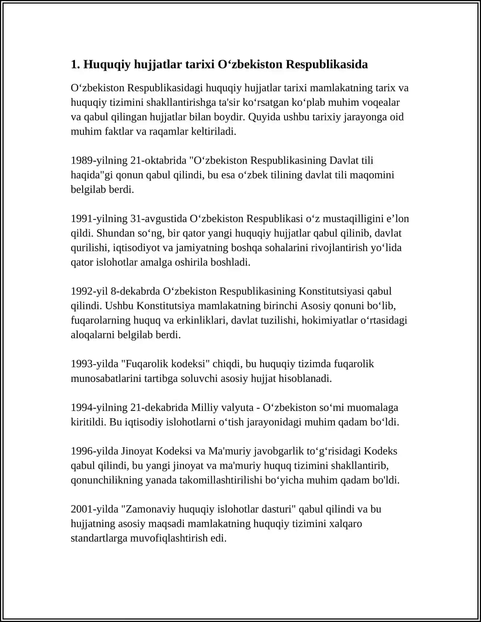 HUJJATLARNING PAYDO BOʻLISHI VA RIVOJLANISHI TARIXI 4