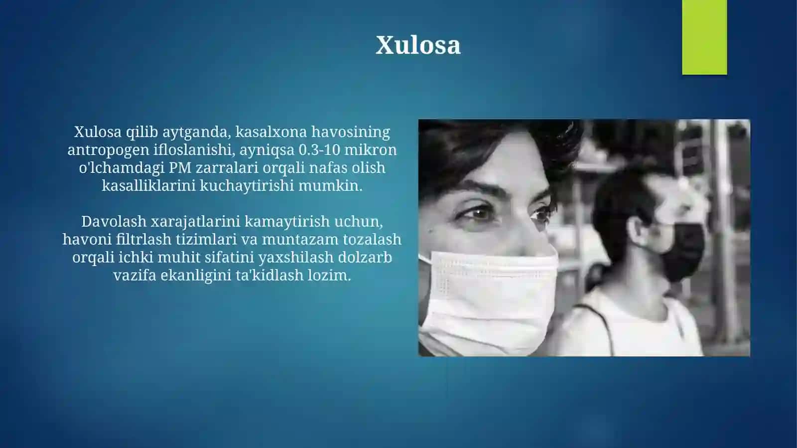 Kasalxona havosini antropogen ifloslanishi haqida 4