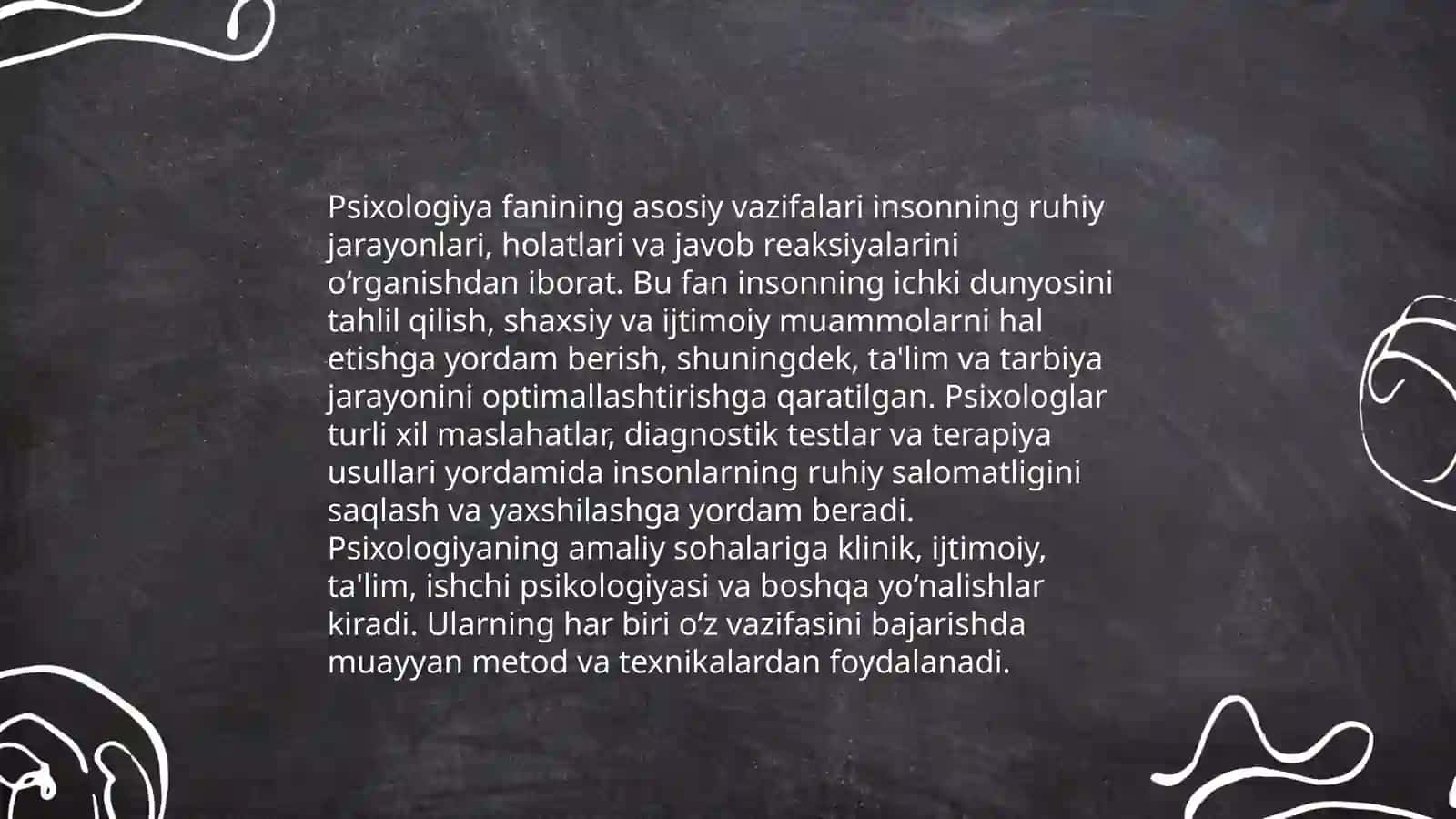 Psixologiya fanining maqsad va vazifalari 4