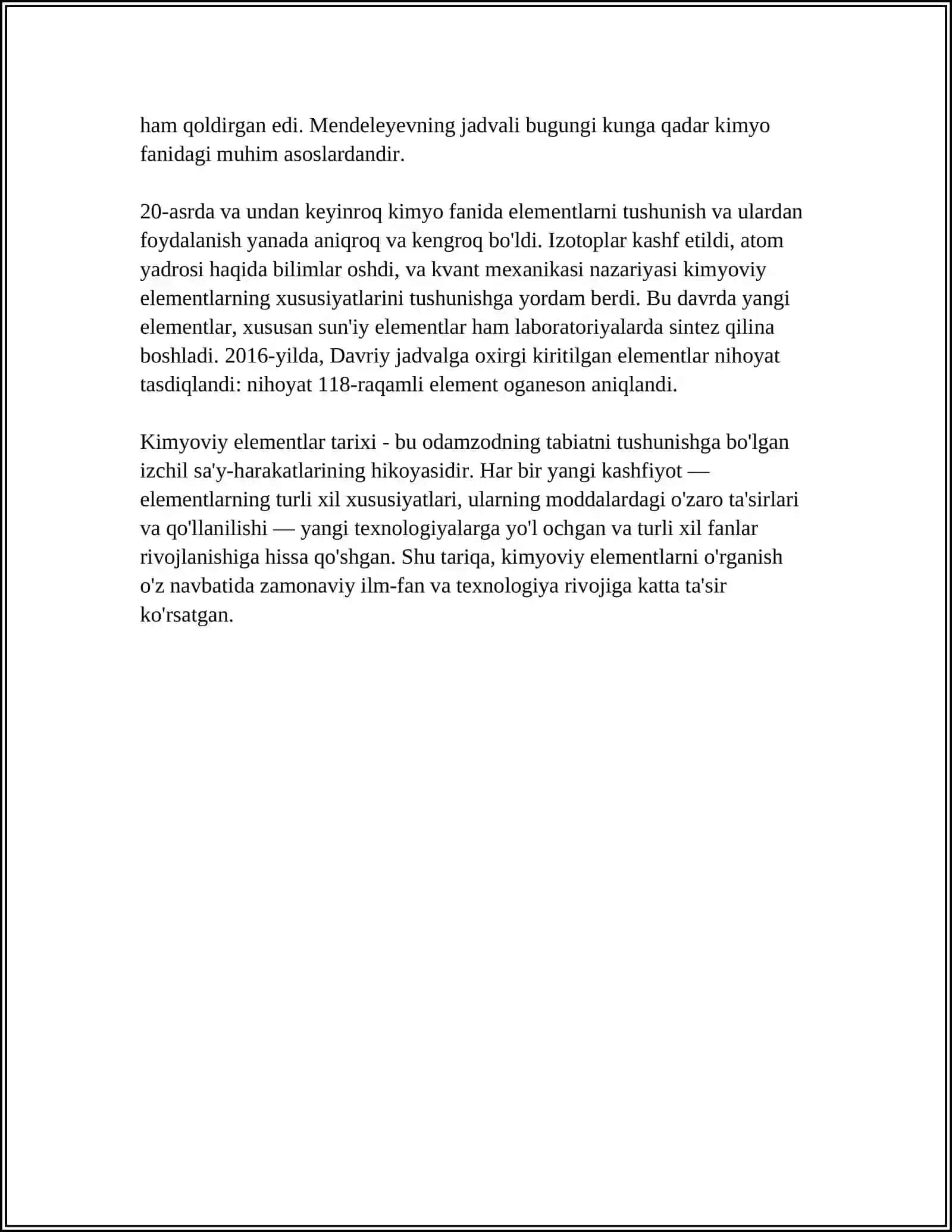 KIMYOVIY ELEMENTLAR DAVRIY JADVALI 4