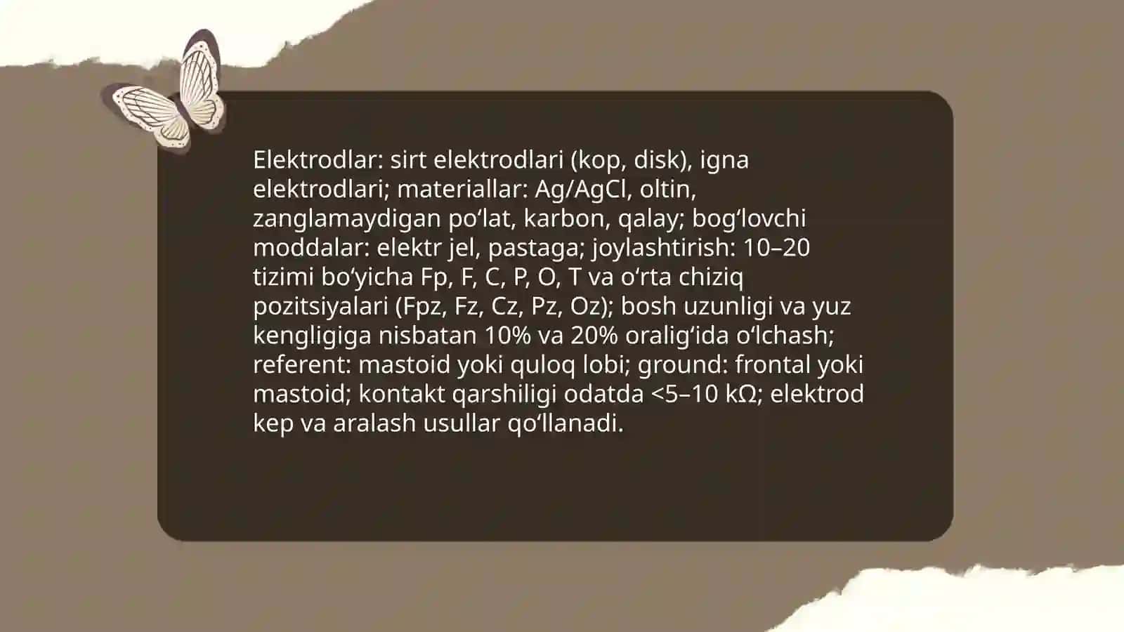 EEG apparatining tuzilishi va miyya faoliyatining tadqiqotlari 4