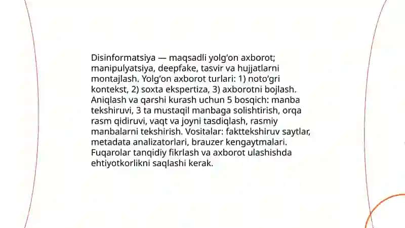 Axborot urishlari davrida mediamaydaniyatning oʻrni 4