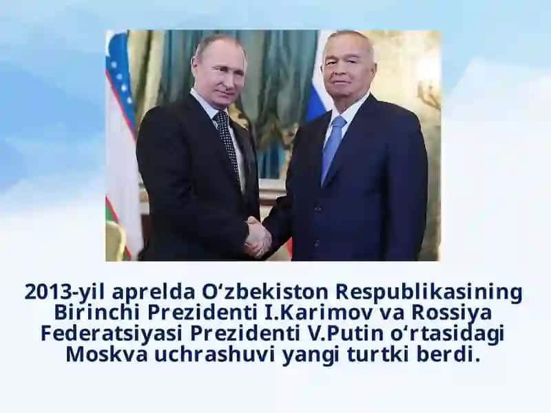 O‘zbekiston Respublikasining Rossiya, Xitoy va AQSh bilan o‘zaro munosabatlari 4