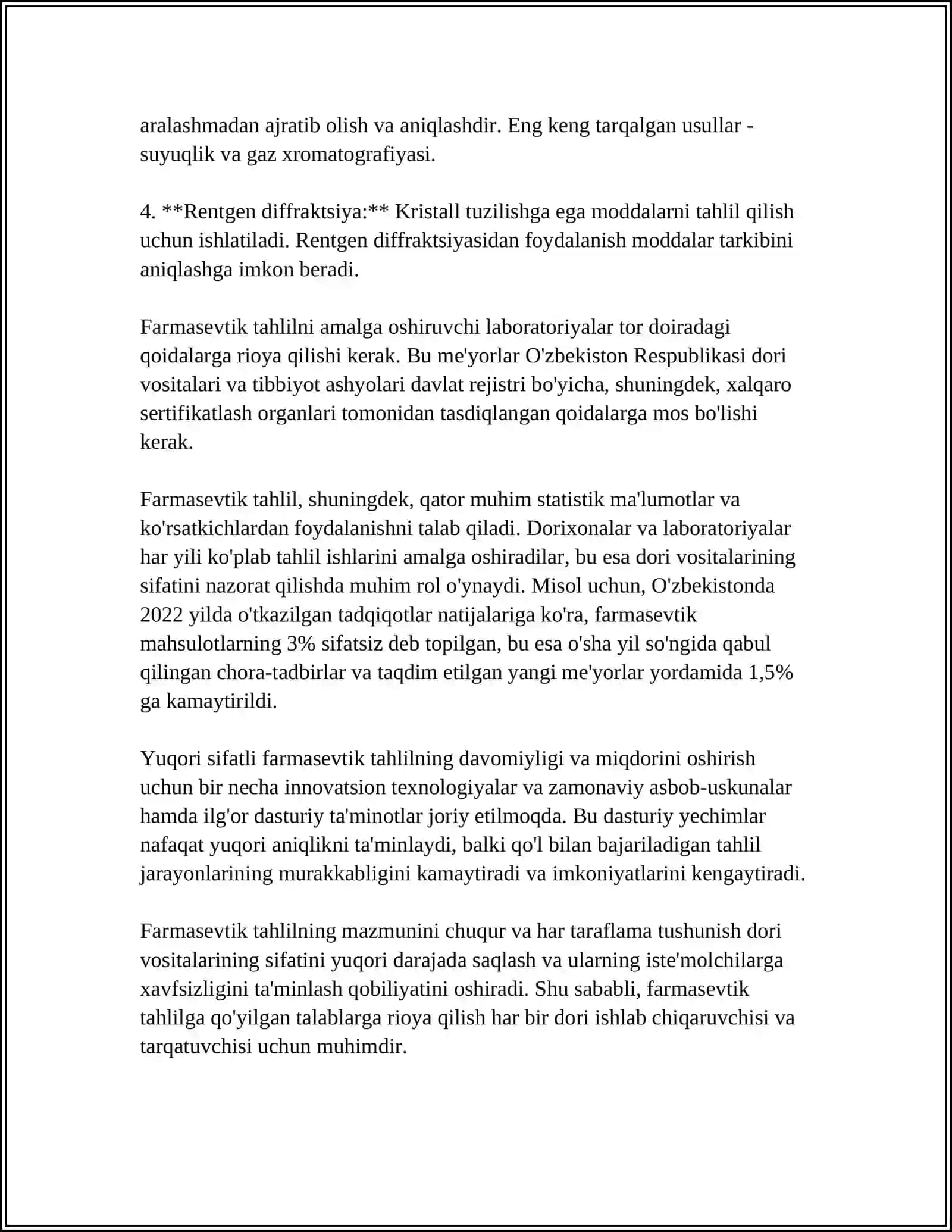 FARMASEVTIK TAHLILNING NOORGANIK DORI VOSITALARINING SIFATINI NAZORAT QILISHDAGI AHAMIYATI 4