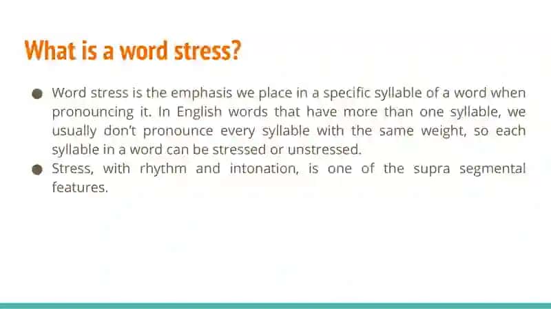Stress in simple words 4