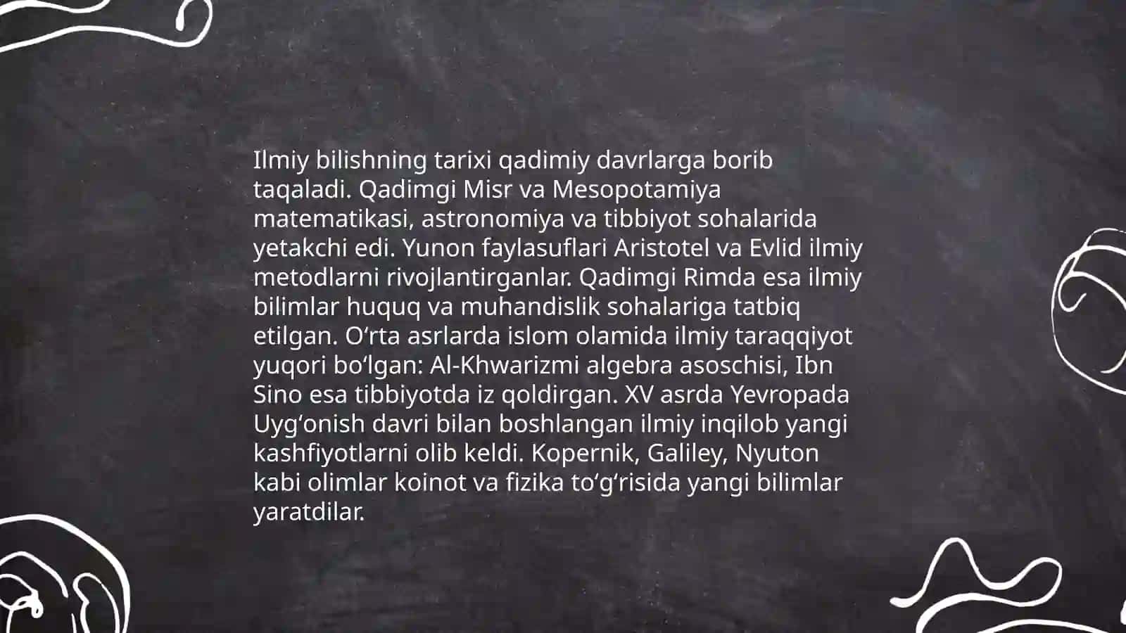 Ilmiy bilish turlarining tarixiy tavsiloti 4