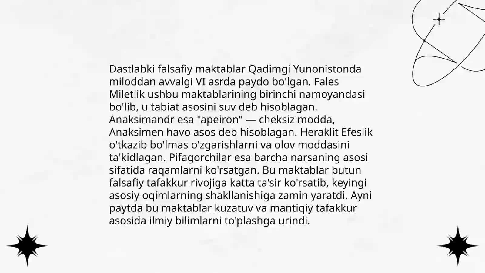 Falsafiy tafakkur taraqqiyotining asosiy bosqichlari sharq falsafasi 4