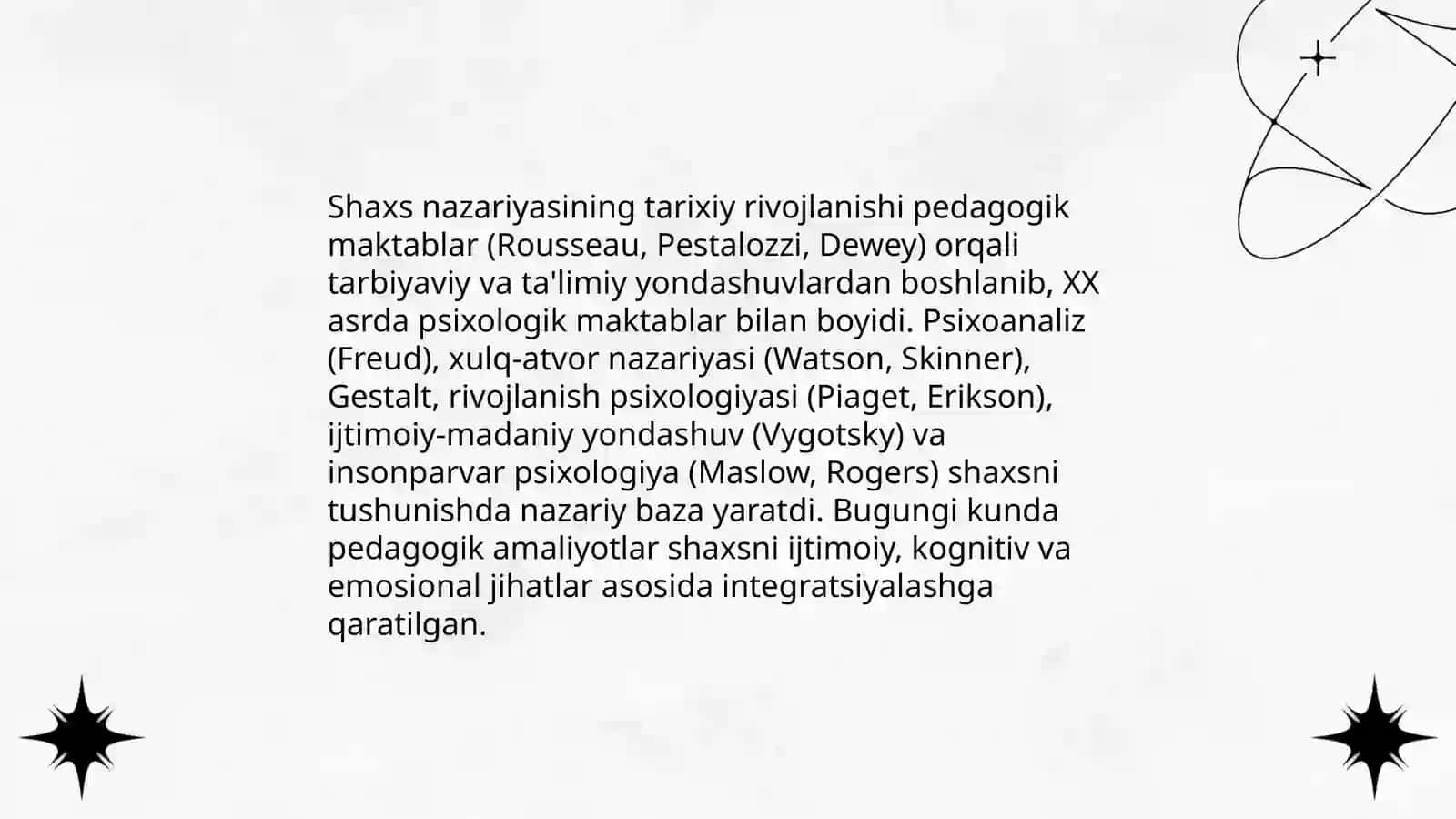 Shaxs tushunchasining pedagogik va psixologik talqini 4