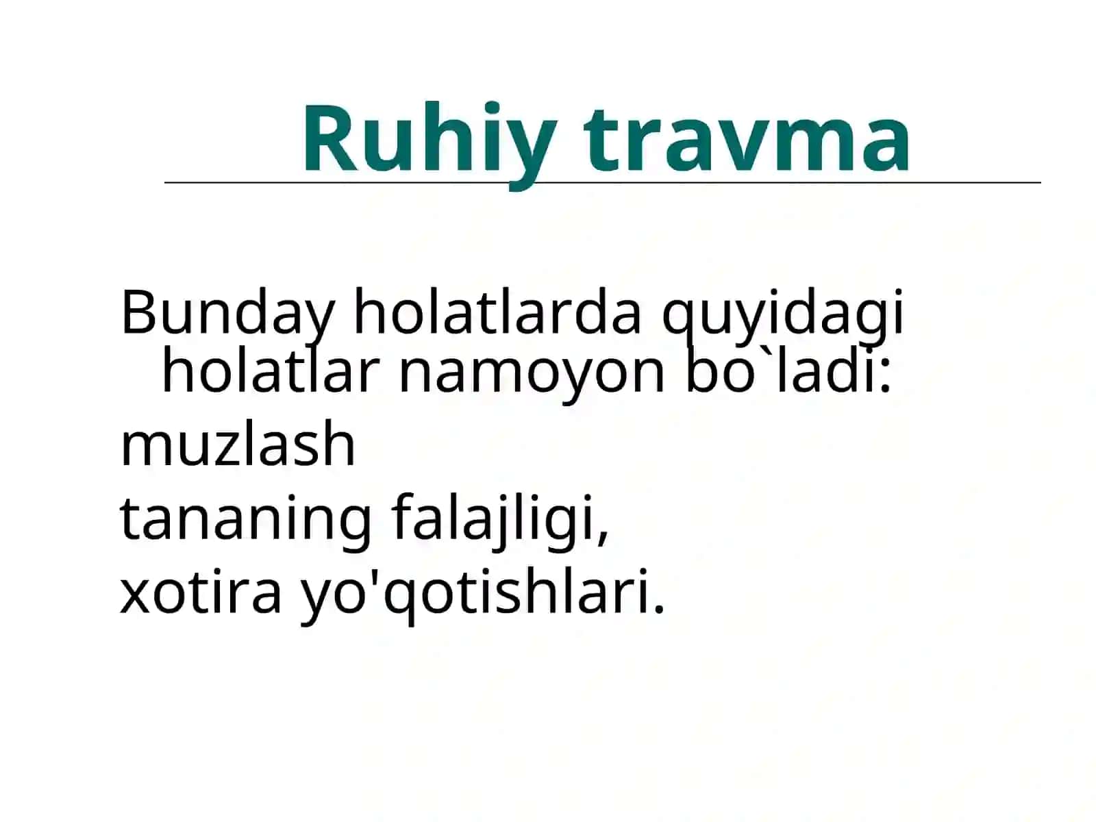 Ruhiy travma 4