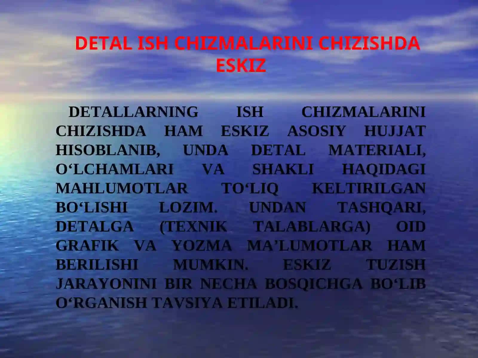 DETALLARNING ESKIZLARINI BAJARISH 4