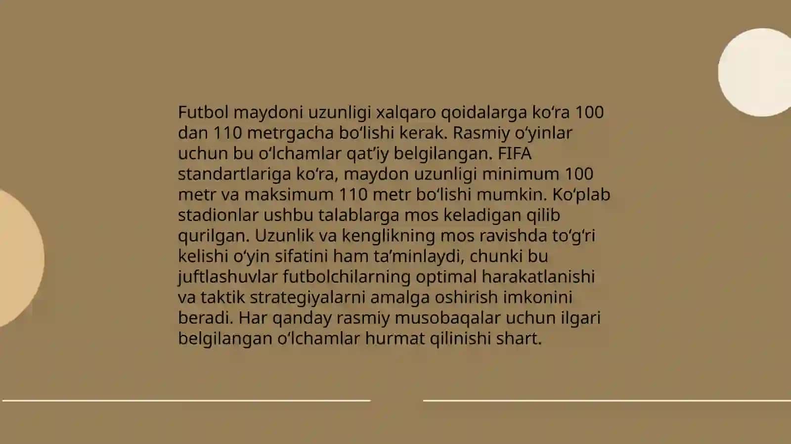 Futbol oʻyini maydoni oʻlchamlari 4