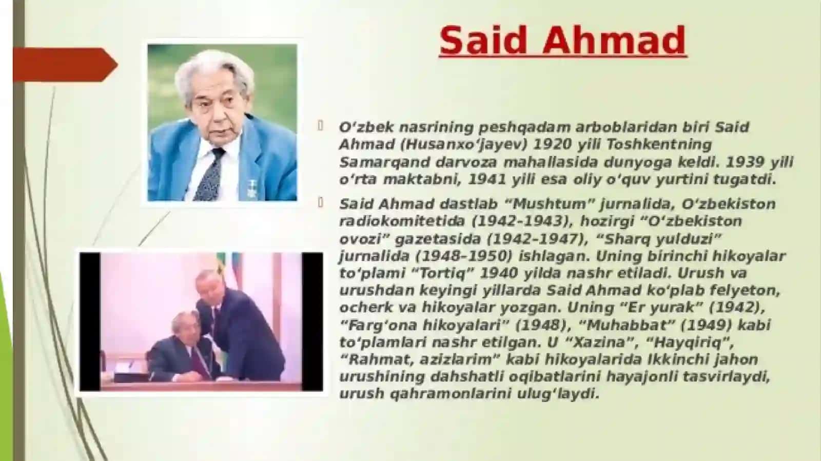 Said Ahmadning“QORA KÓZ MAJNUN”hikoyasi 4