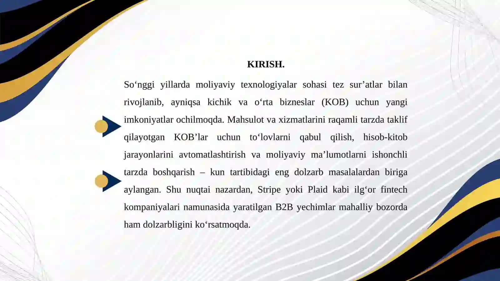 “RAQAMLI MOLIYA” FANIDAN TAQDIMOTI 4