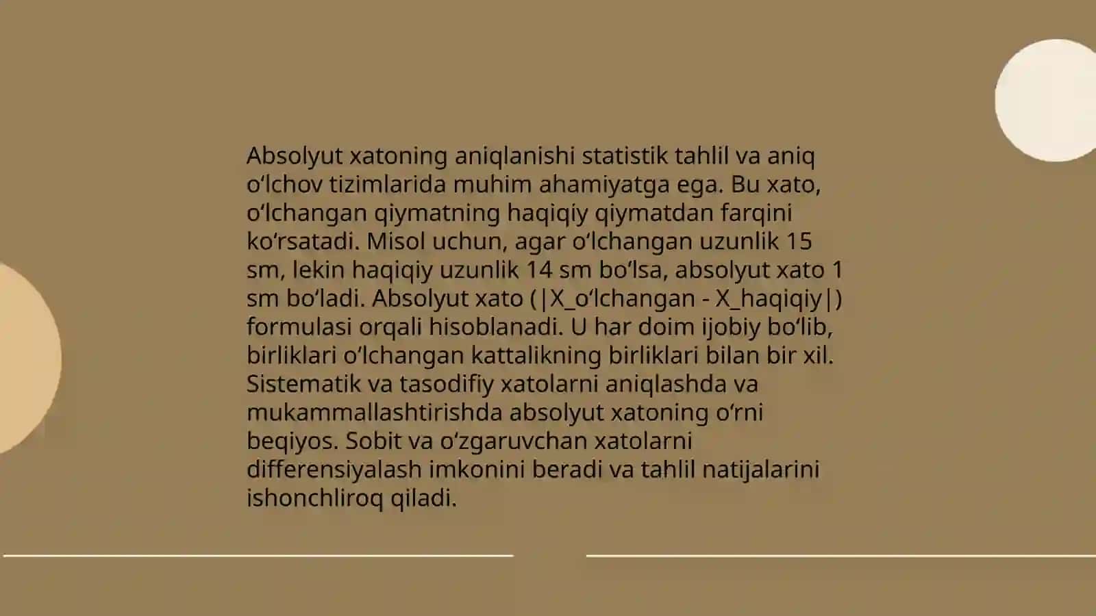 Taqribiy hisob, absolyut va nisbiy xato,sonlarni yaxlitlash usullari 4