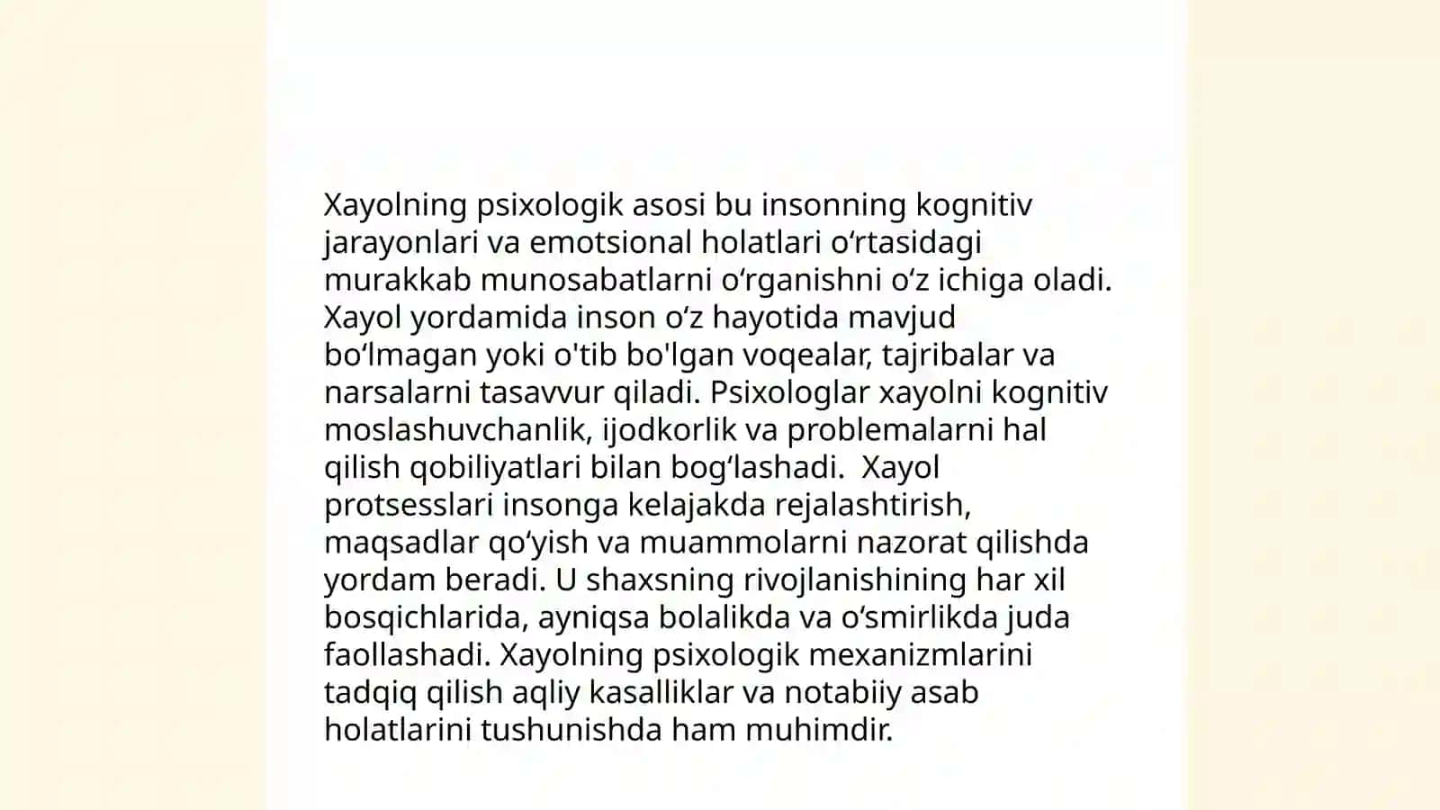 Xayol va ijodkorlik 4