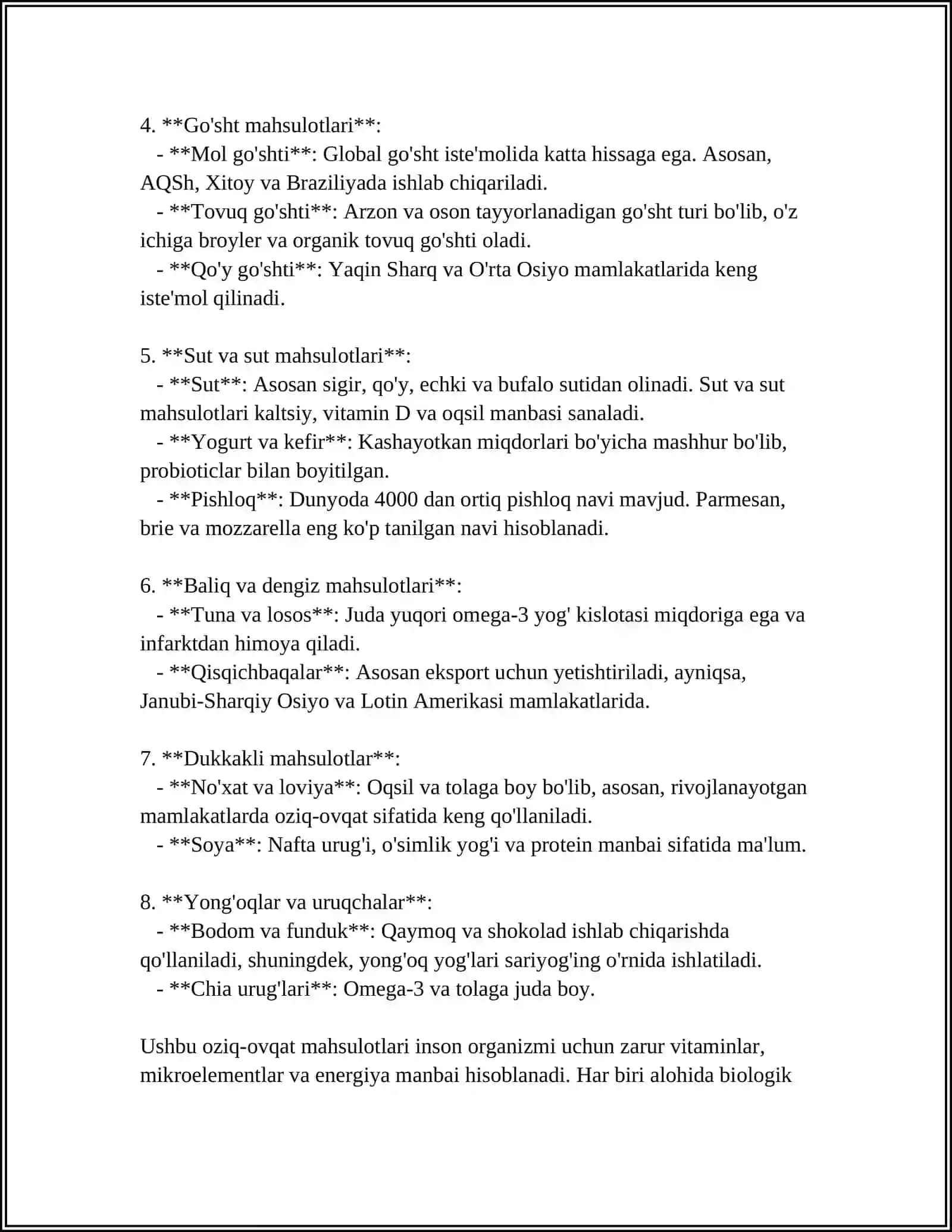 NURASH MAHSULOTLARI VA ULARNI AHAMIYATI 4