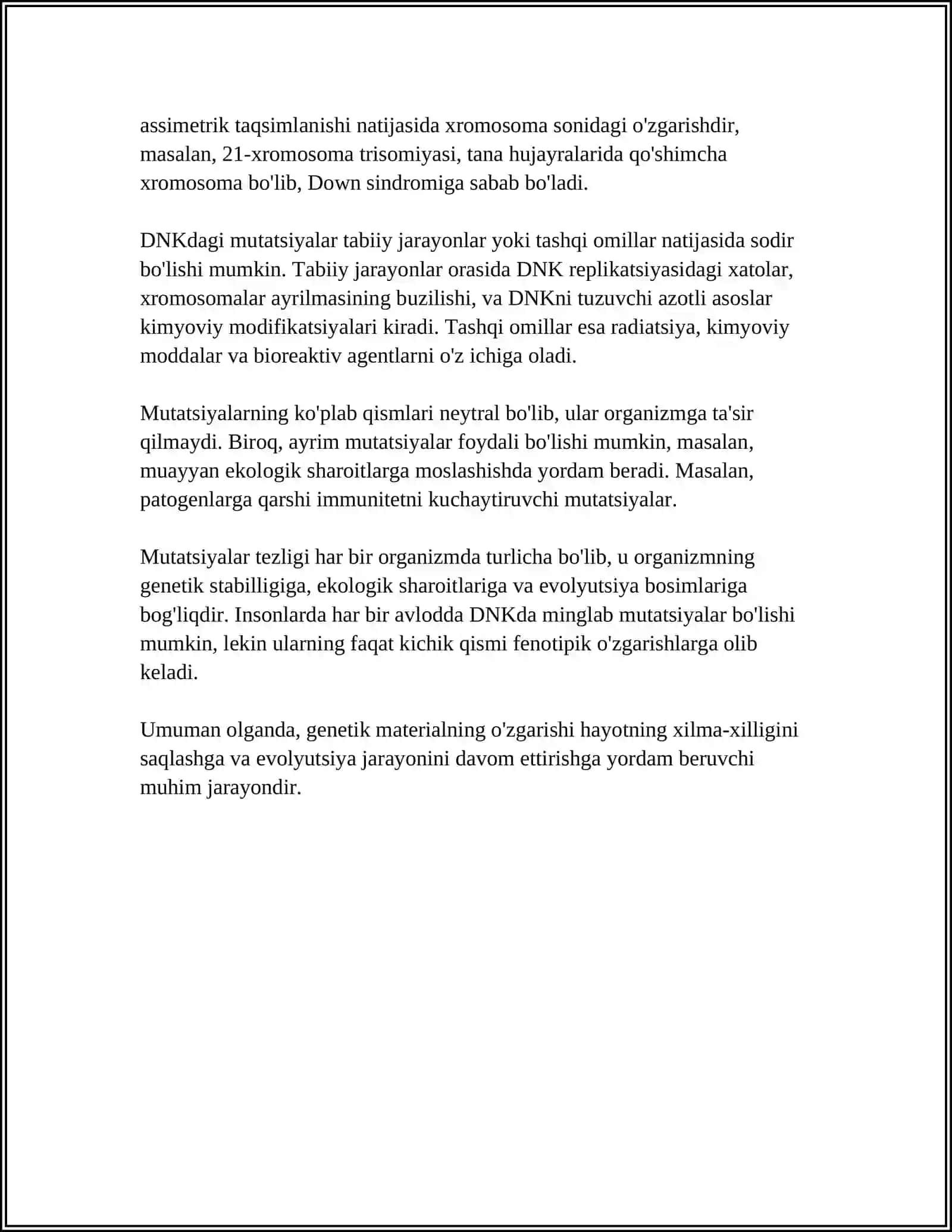 IRSIYATNING MOLEKULYAR ASOSLARI 4