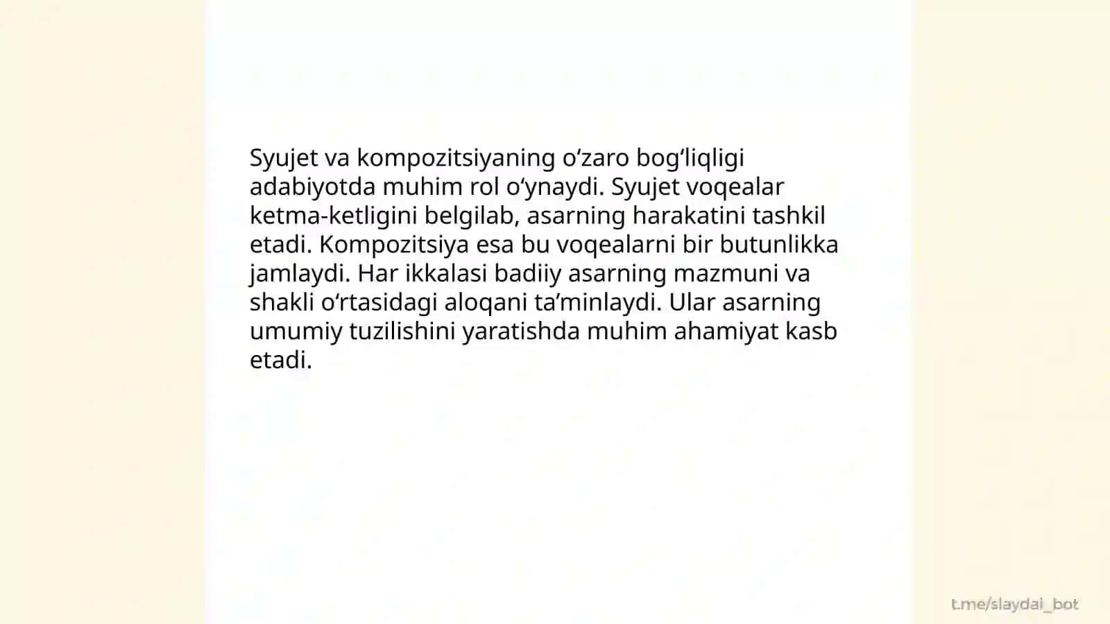 Badiiy asar syujeti va kompozitsiyasi 4