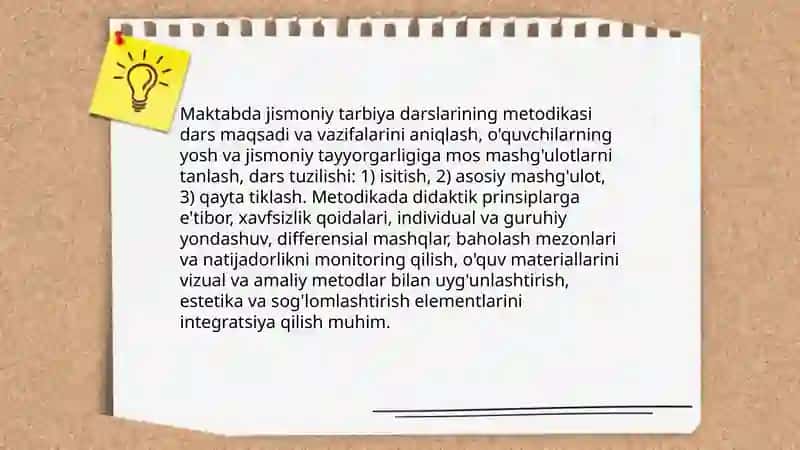 Jismoniy va estetik tarbiya 4