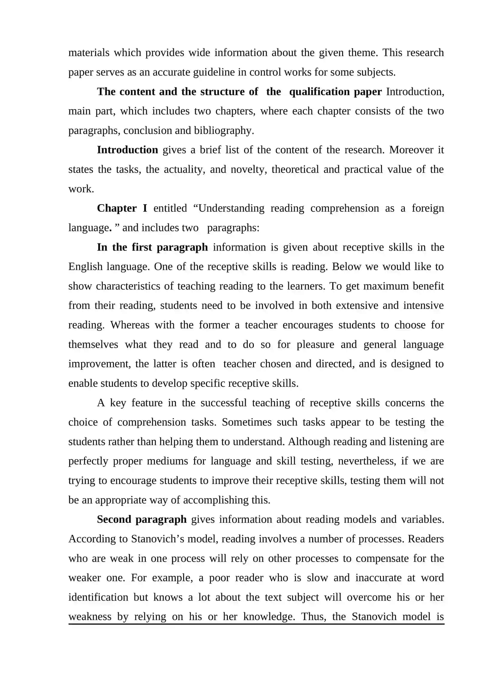 STAGES AND EXERCISES FOR DEVELOPMENT OF READING SKILLS 4