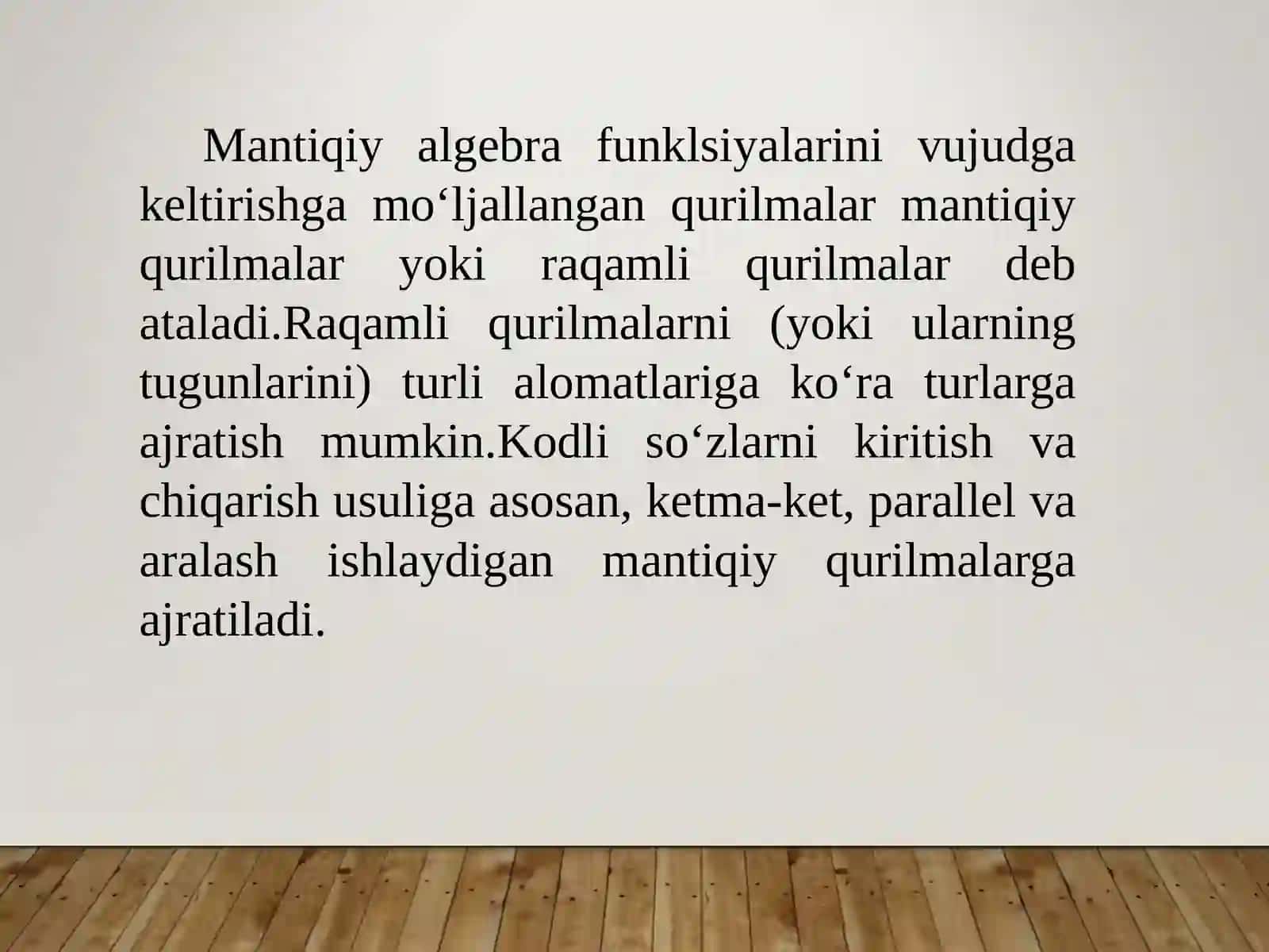 Zamonaviy kompyuterlarning element bazasi 4