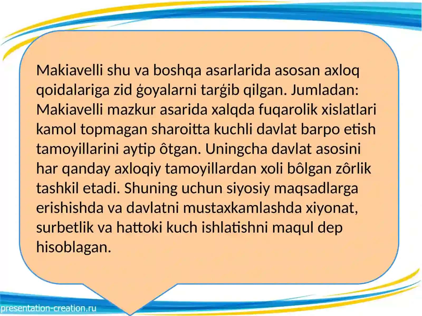 NIKKOLO  MAKIAVELLI ,,HUKUMDOR. 4