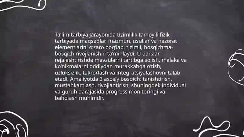 Jismoniy tarbiyaning didaktik tamoyillari 4