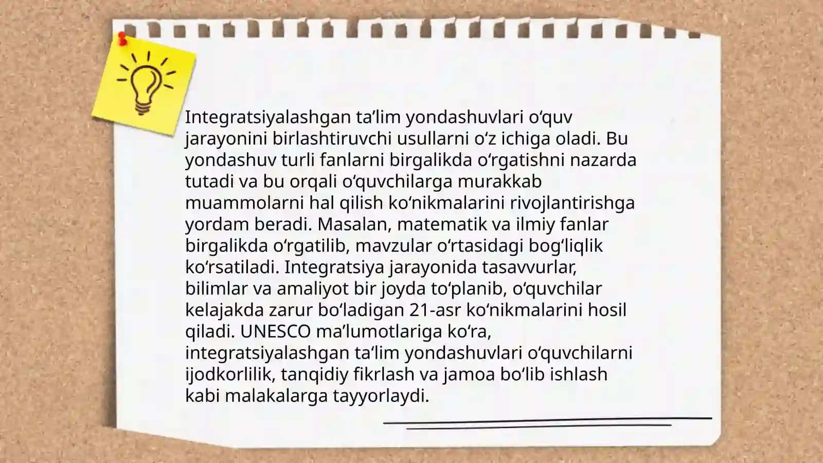 Fanlararo o‘qitishda didaktik tamoyillar 4