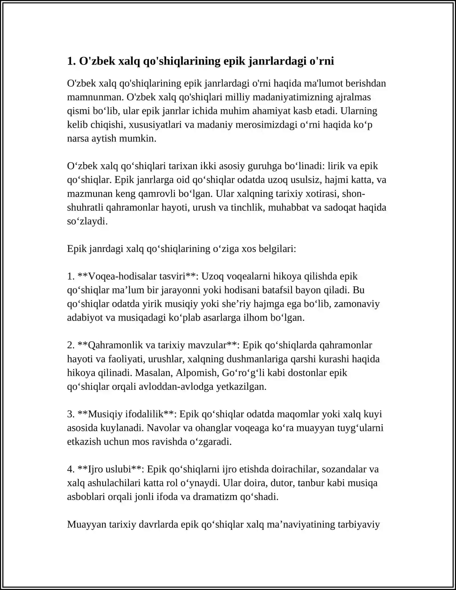 PARALLELIZM – O‘ZBEK XALQ QO‘SHIQLARINING TARKIBIY QISMI SIFATIDA 4