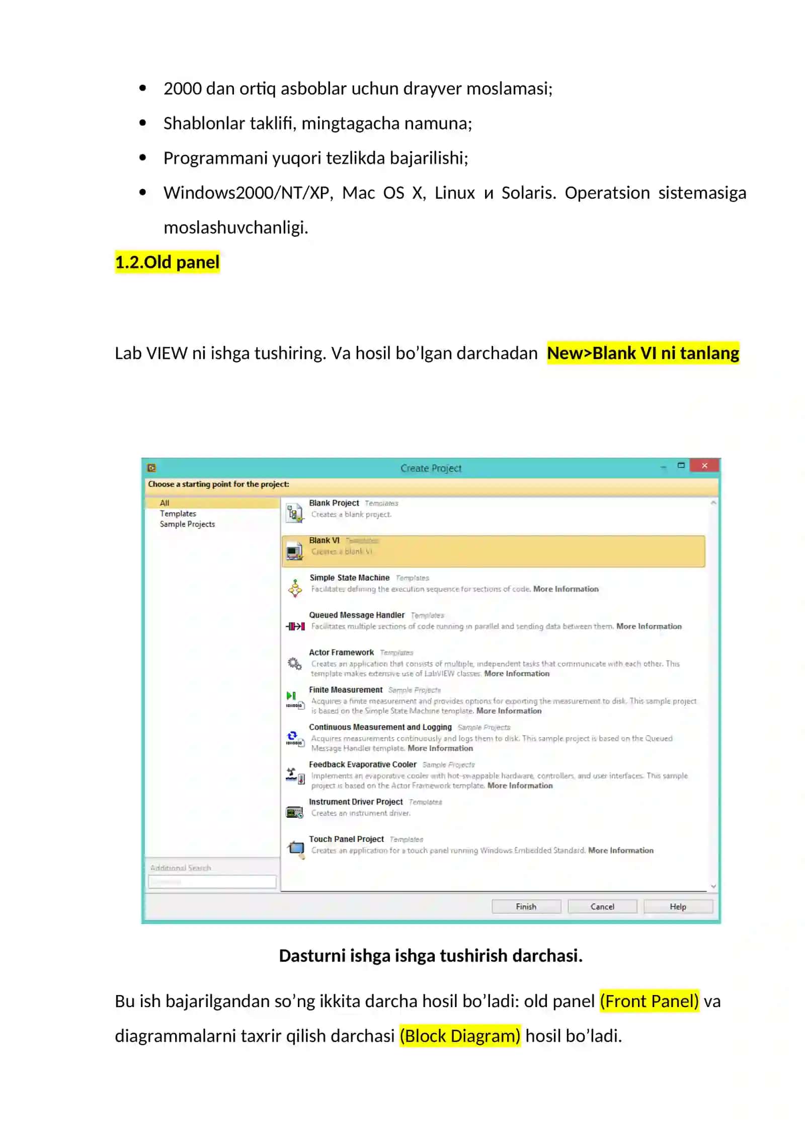 LabVIEW dasturlash muhitining asosiy tushunchalari 4
