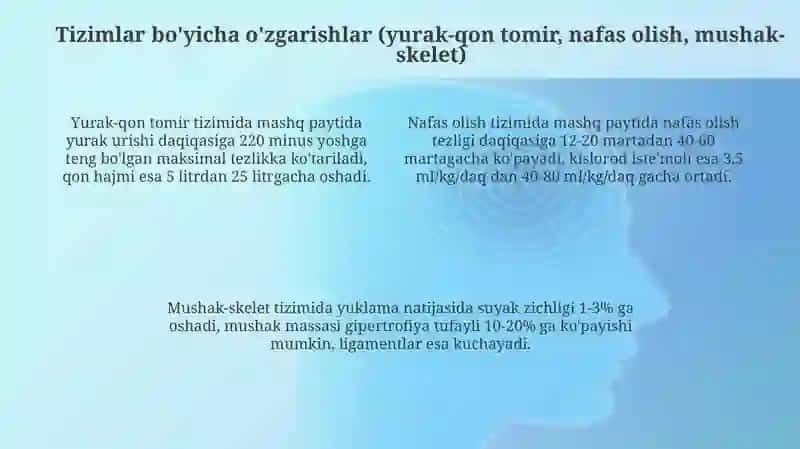 Sportning har bir turi bilan shugullanganda organizimda sodir boladigan ozgarishlar 4