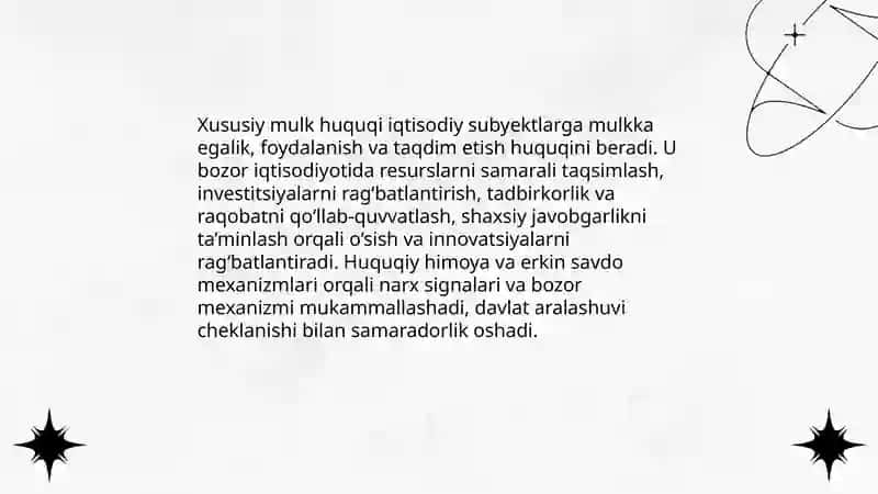 Bozor iqtisodiyotining mazmuni va asosiy belgilari 4