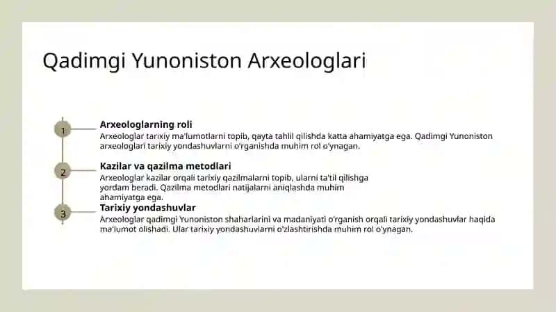 Qadimgi Yunoniston G.ʼShlimonvaA.Evonstadqiqotlari 4