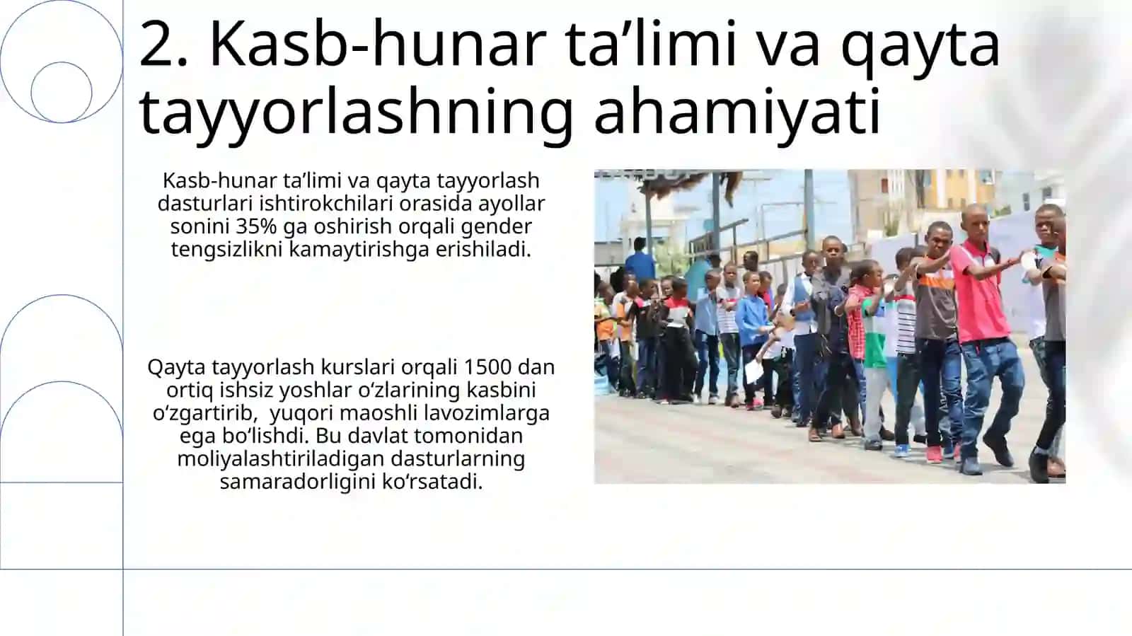 Ishsizlik muamosi va yoshlarni bandligini ta'minlash strategiyalari 4