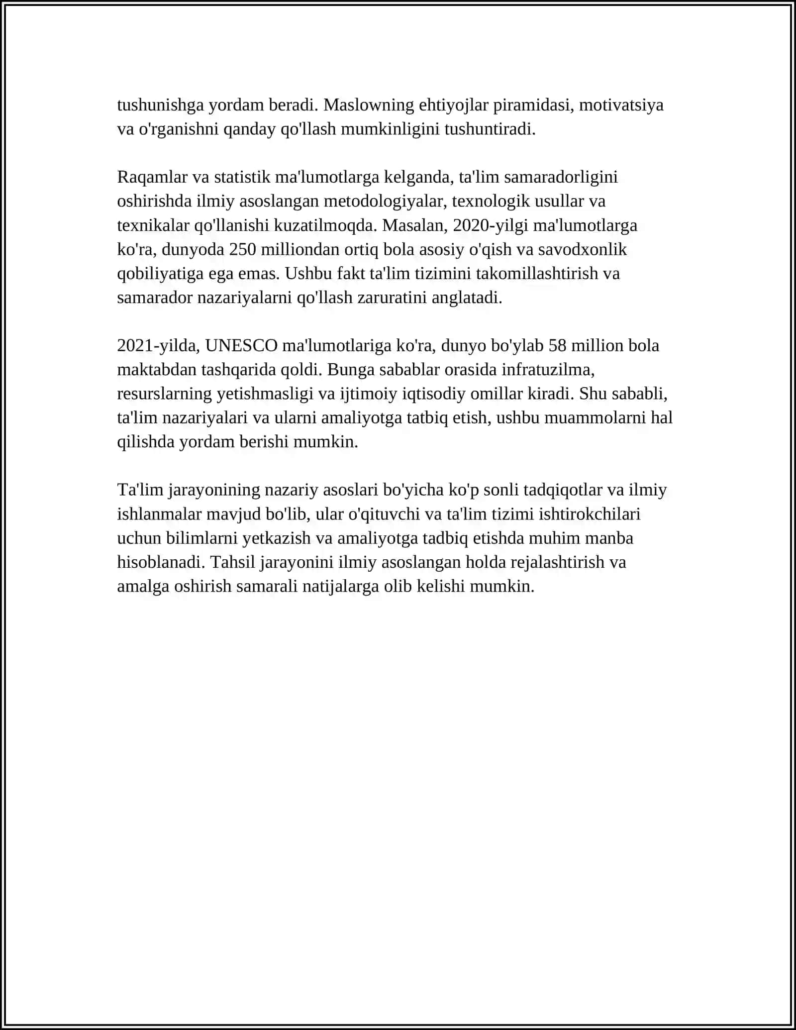TA'LIM NAZARIYASI (DIDAKTIKA) PEDAGOGIKANING TARKIBIY QISMI SIFATIDA 4