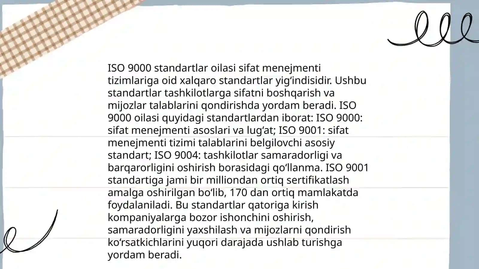 Sifat menijmenti tizimining rivojlanish bosqichlari 4