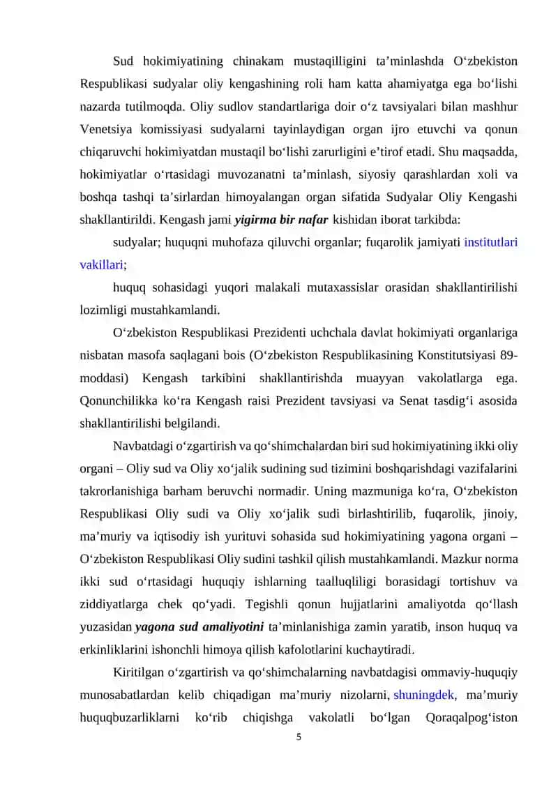Qonun ustuvorligini ta’minlash va sud-huquq tizimini yanada isloh qilish 4