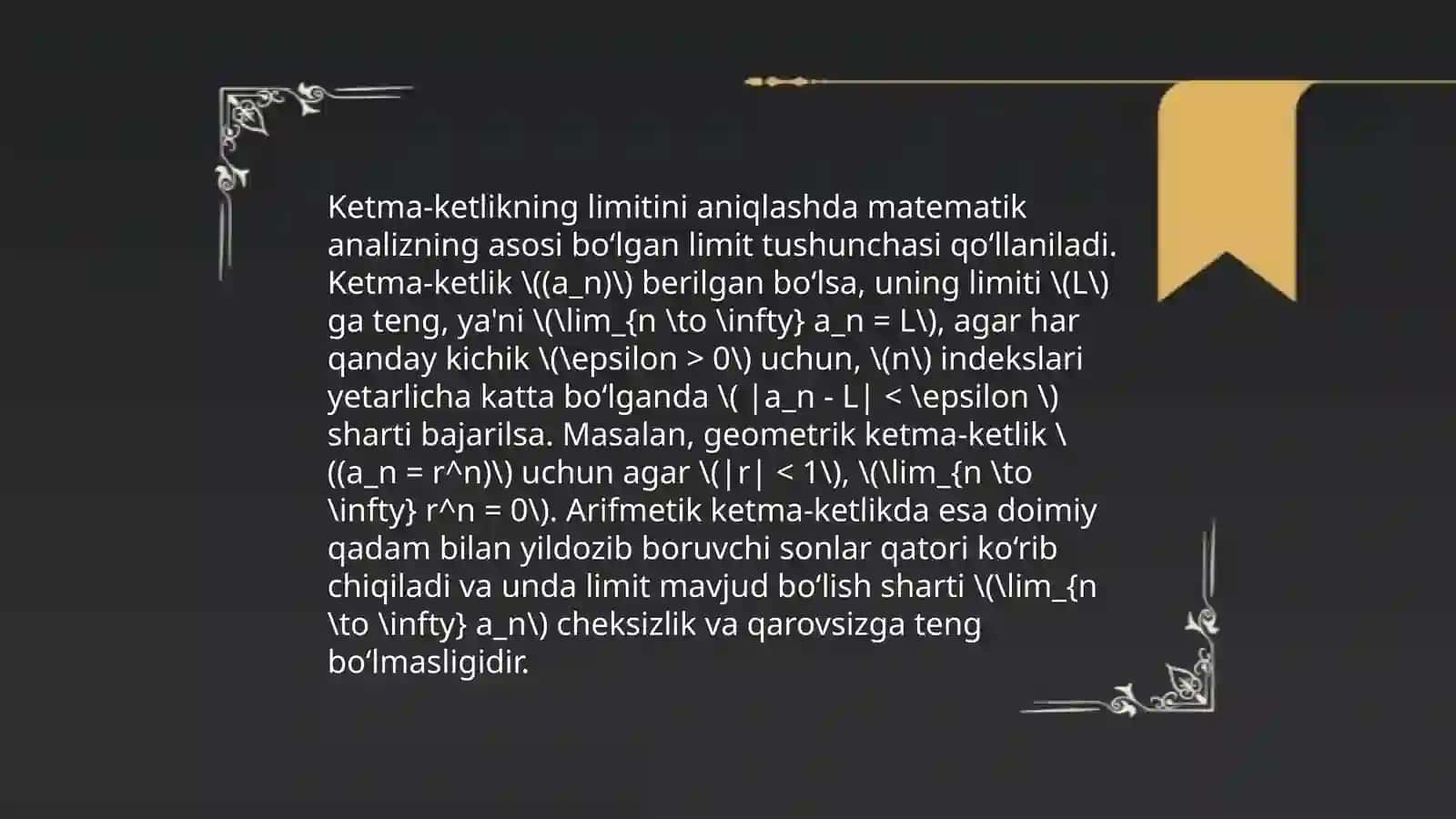 Misollar bilan tushintiring 4