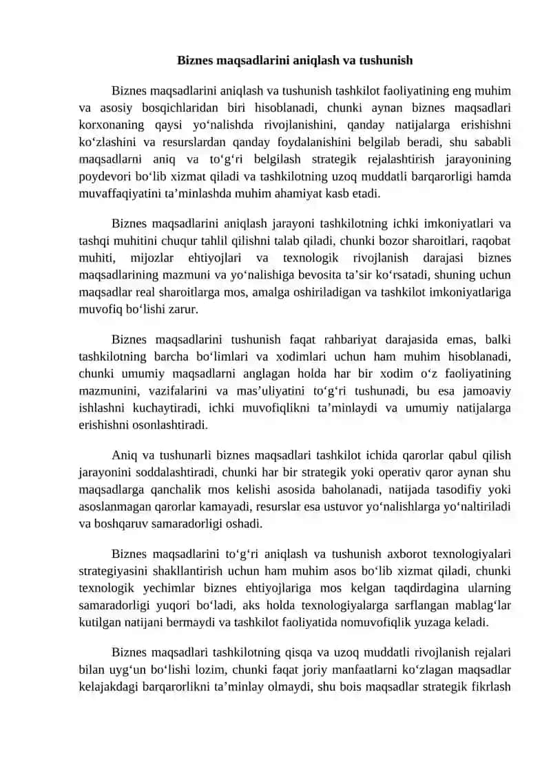 AT strategiyasi va biznes strategiyasi o’rtasidagi muvofiqlikni ta’minlash tamoyillari 4