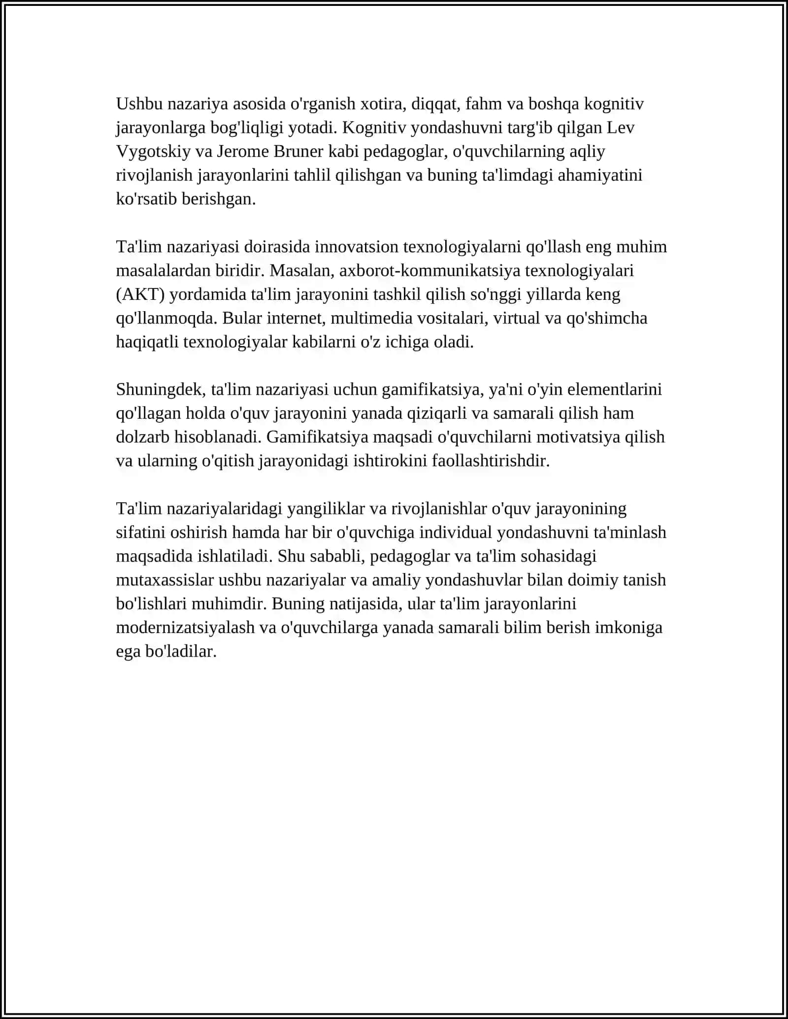 TA'LIM NAZARIYASI PEDAGOGIKANING TARKIBIY QISMI SIFATIDA 4