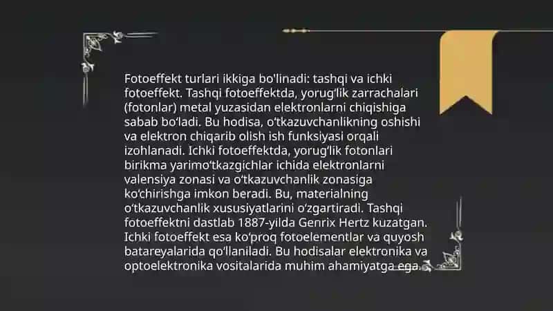 Yarimo'tkazgichlarda fotoelektrik xodisalar 4