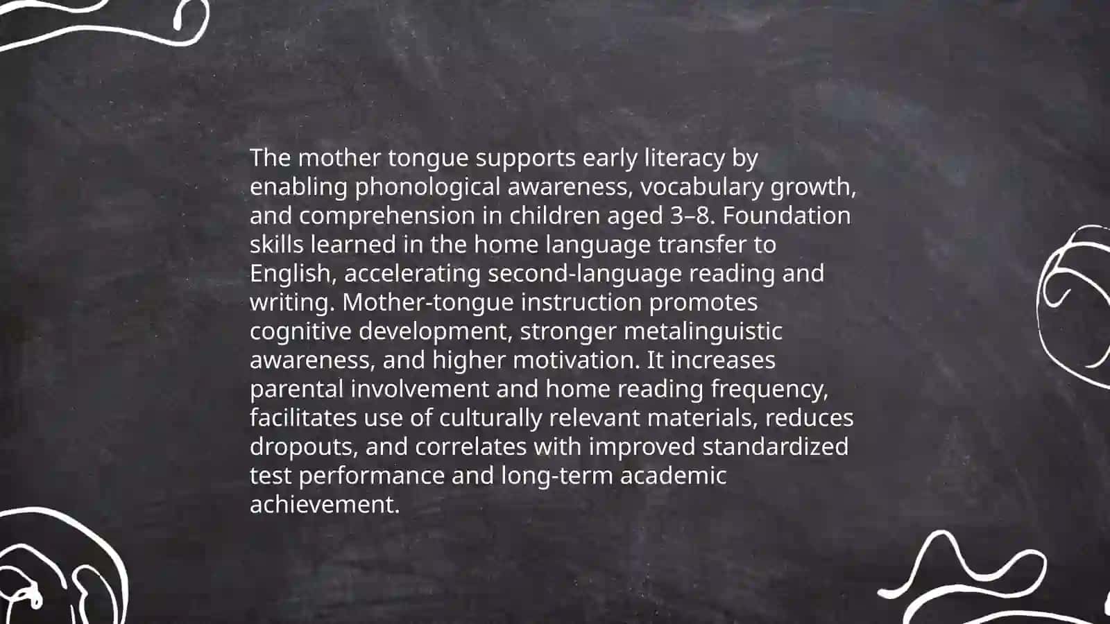 The use of the mother tongue 4