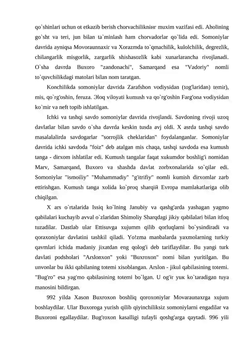 IX–XIV asr o‘rtalarida O‘rta Osiyoning tarixiy geografiyasi 4
