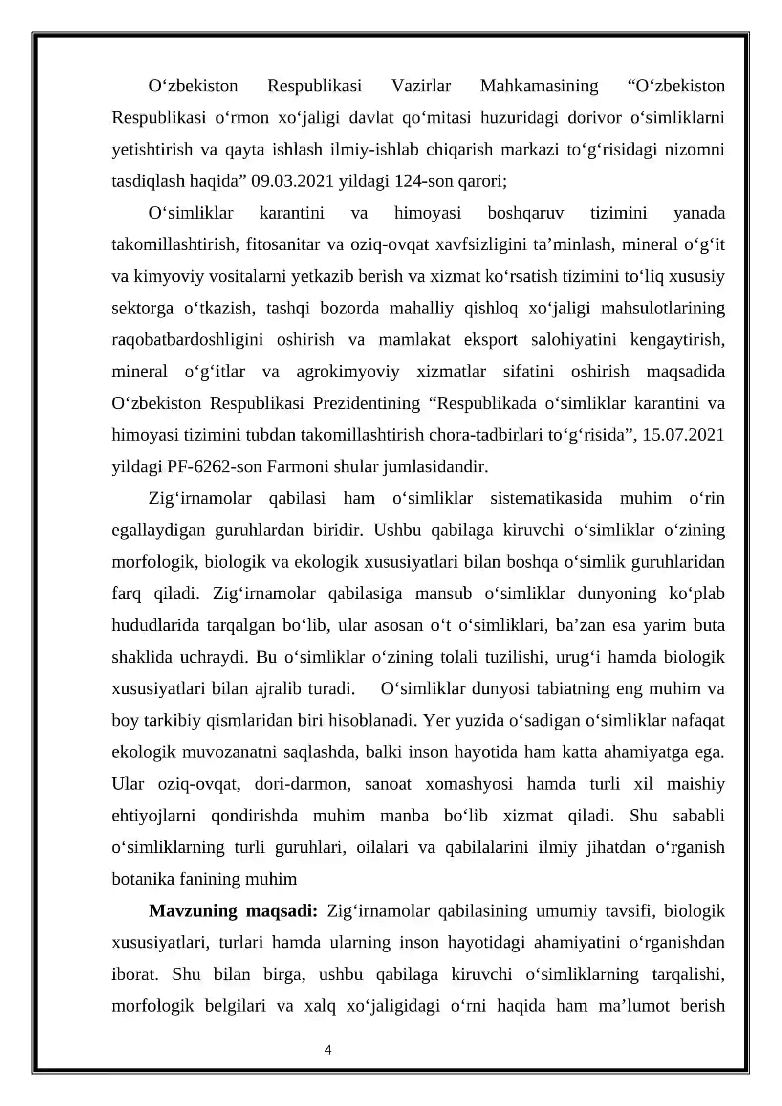 Zigirnamolar qabilasi 4
